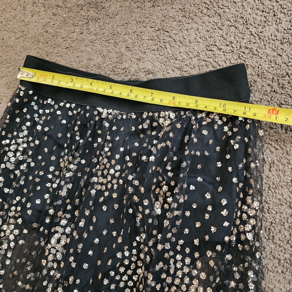Speckled Gold Tulle Skirt, Women's XS - Picture 5 of 9